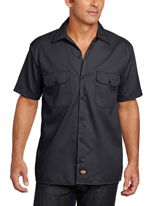 Dickies Mens Short-Sleeve Work Shirt