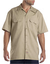 Dickies Mens Short-Sleeve Work Shirt