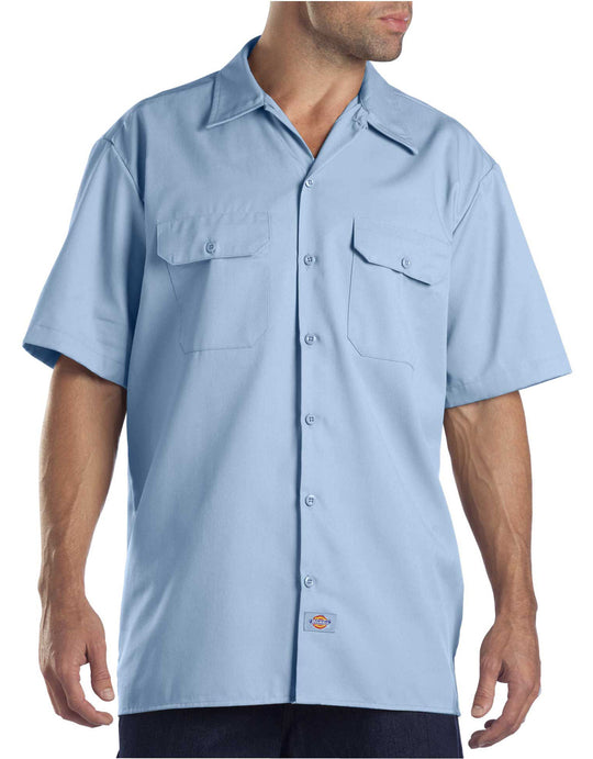 Dickies Mens Short-Sleeve Work Shirt