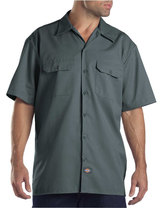 Dickies Mens Short-Sleeve Work Shirt