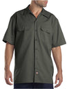 Dickies Mens Short-Sleeve Work Shirt