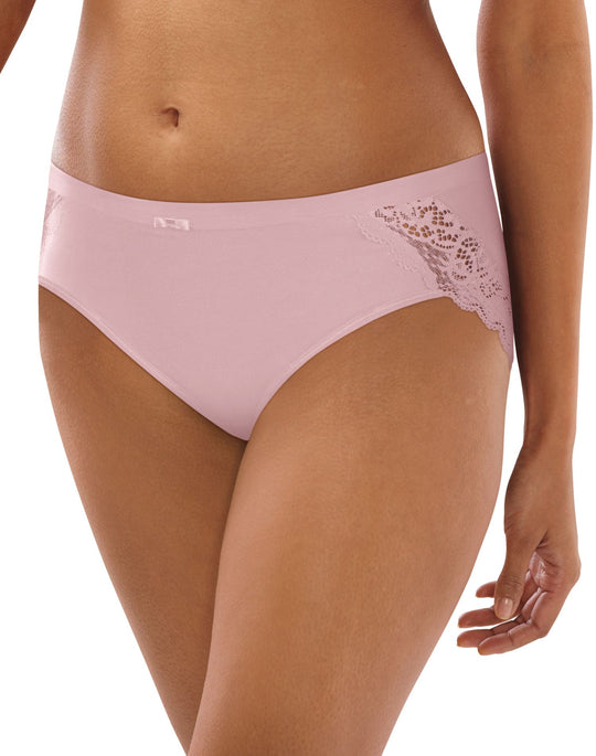 Bali Womens Lace Desire Cotton Hipster Panty