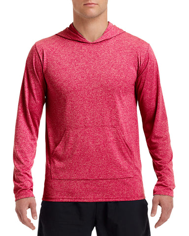 Gildan Mens Performance Core Hooded T-Shirt