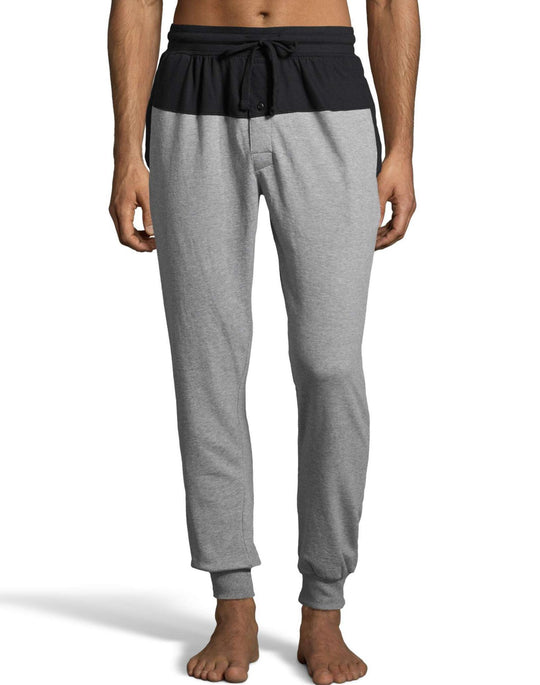 Hanes Mens 1901 Heritage French Terry Jogger with Front and Back Yoke