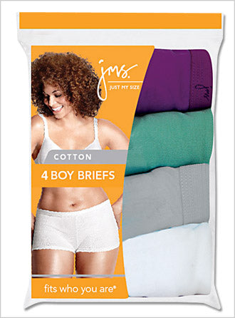 JMS Cotton Boy Briefs 4 Pack