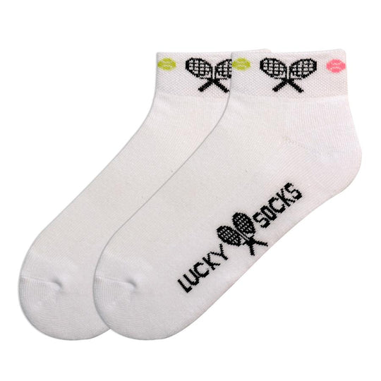 K. Bell Womens Lucky Tennis 1/2 Cushion Socks