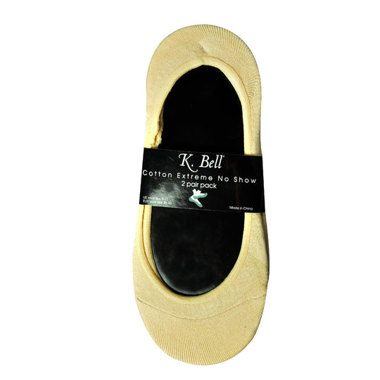 K. Bell Womens Extreme No Show Liner Socks