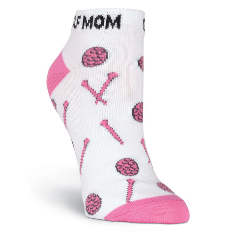 K. Bell Womens Golf Mom Ankle Socks