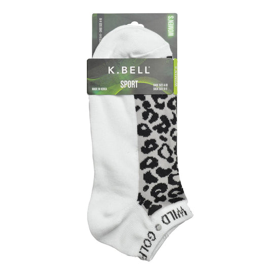 K. Bell Womens Wild Golfer w/Rhinestones Socks