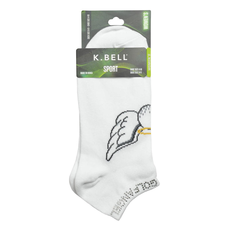 K. Bell Womens Golf Angel w/Rhinestones Socks