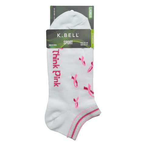 K. Bell Womens Think Pink Socks