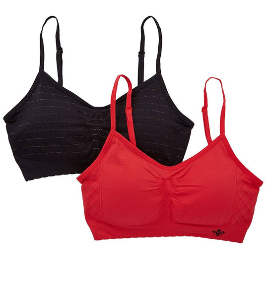 Lily of France Dynamic Duo Women`s 2-Pack Seamless Bralette