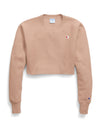 Champion Life Womens Reverse Weave Cropped Cut Off Crew-Mens Fit