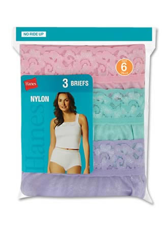 Hanes Elegance Nylon Brief