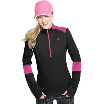 Champion Women`s PowerTrain Tech Fleece 1/4 Zip Pullover