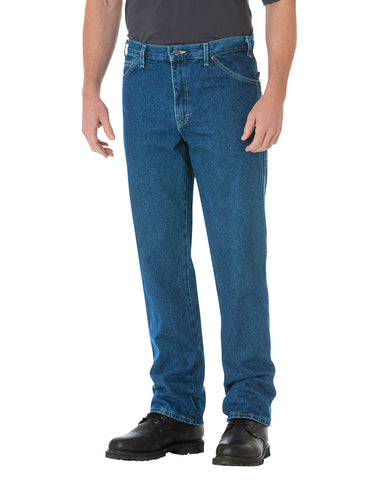 Dickies Mens Regular Straight Fit 5-Pocket Denim Jeans