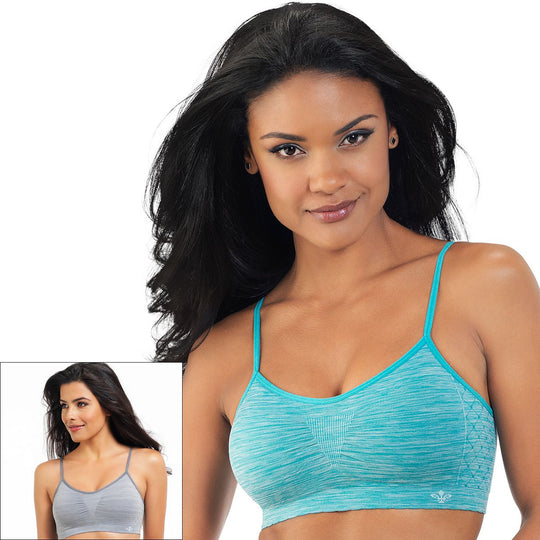 Lily of France Dynamic Duo Women`s 2-Pack Seamless Bralette