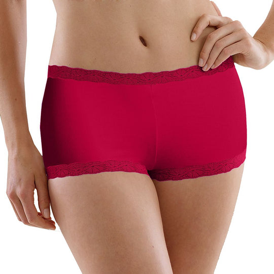 Maidenform Women`s Microfiber and Lace Boyshort