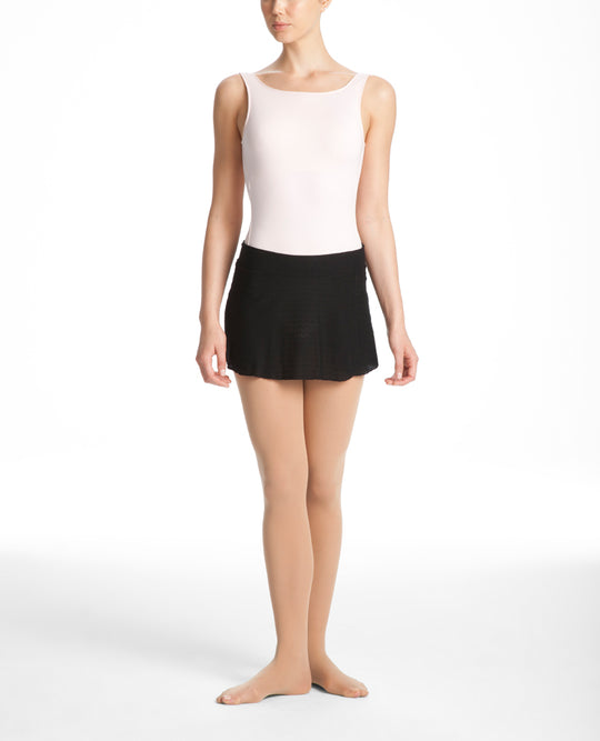 Danskin Women`s NYCB Short Textured Dance Skirt