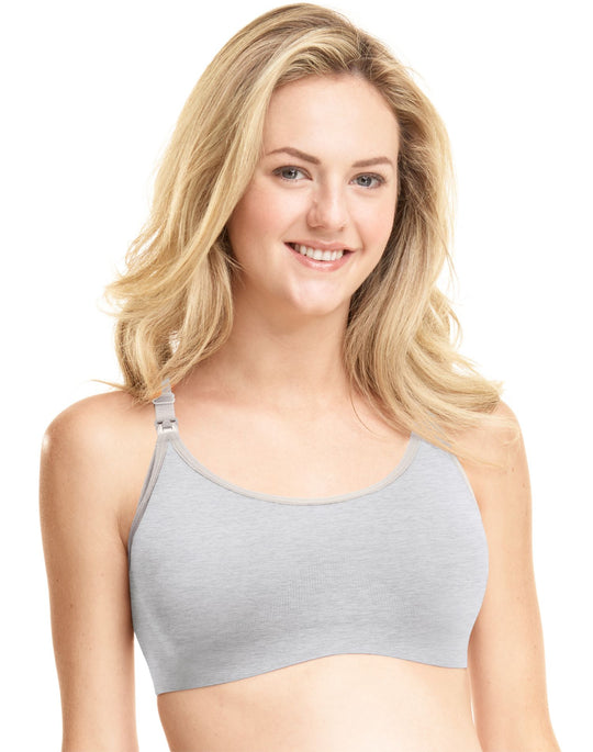 Playtex Womens Nursing Seamless Racerback Wirefree Crop Bra