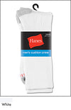 Hanes Men's Cushion Crew Socks 3 Pairs