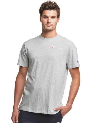 Champion Mens Heritage Tee, L, Oxford Grey