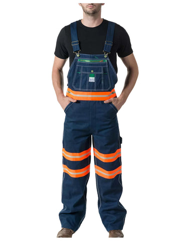 Liberty Mens Bib Overall with Hi-Vis Tape