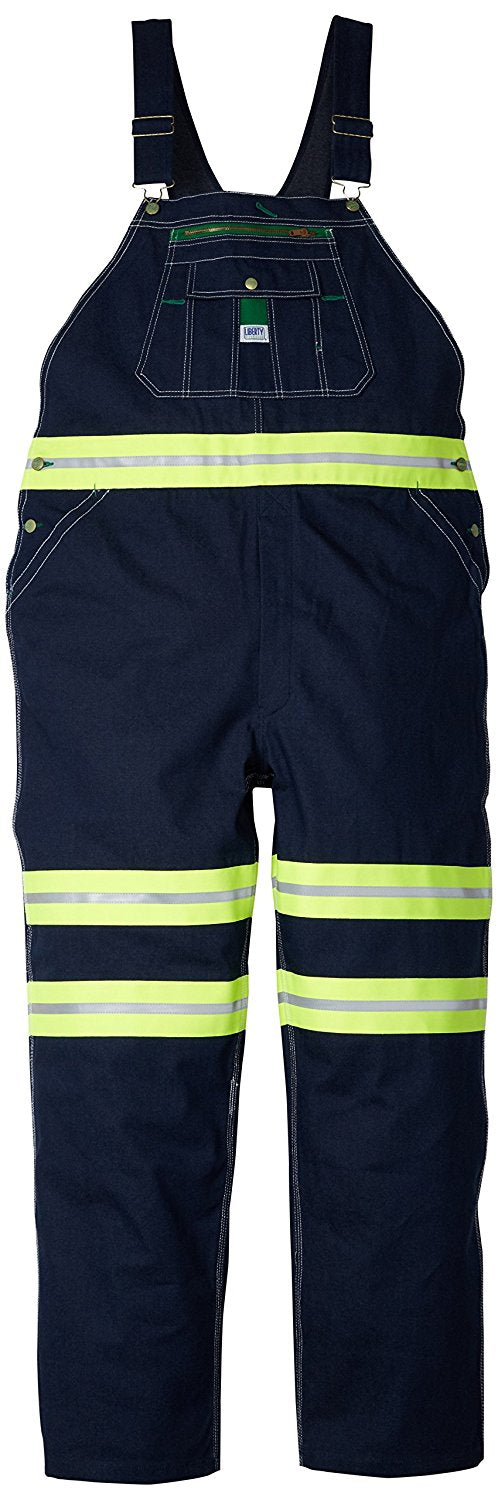 Liberty Mens Bib Overall with Hi-Vis Tape