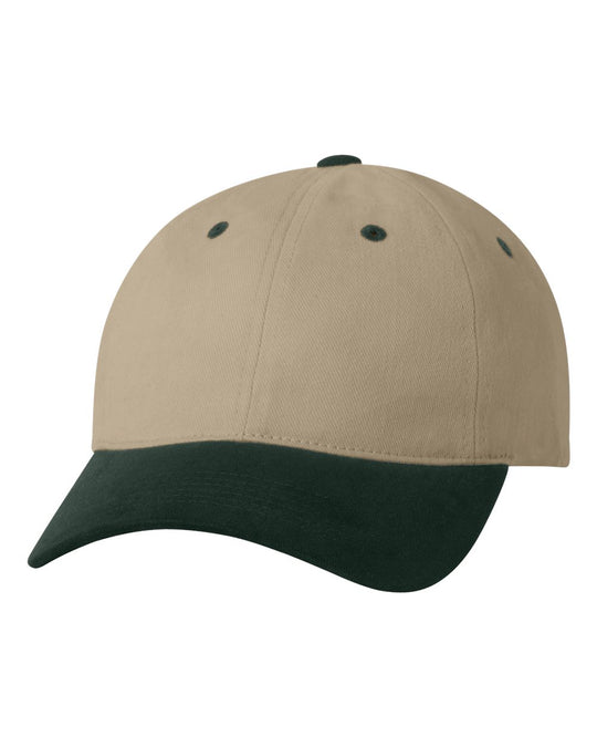 Sportsman Heavy Brushed Twill Unstructured Cap, Adjustable, White