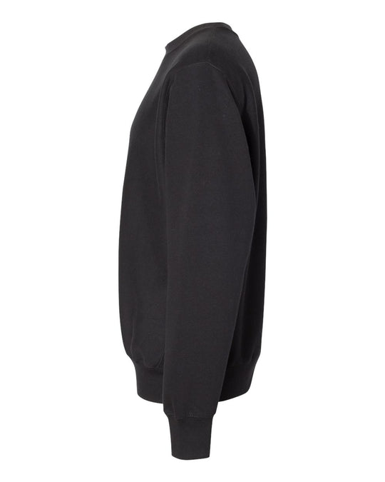 Weatherproof Mens Cross Weave Sweatshirt 7788, L, Black