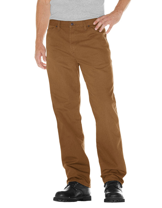 Dickies Mens Relaxed Fit Straight Leg Carpenter Duck Jeans