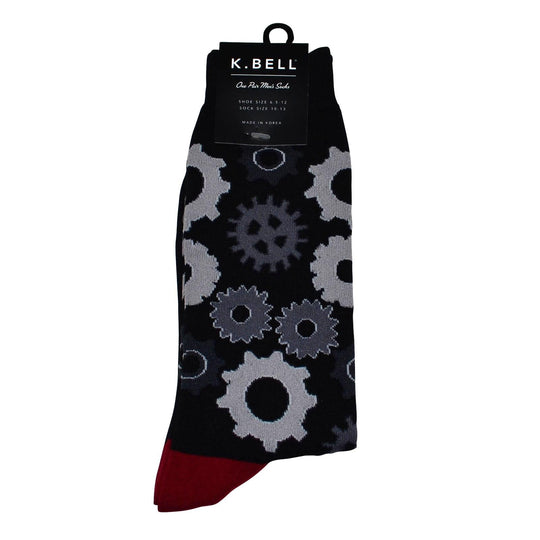 K. Bell Men`s Crew Socks - Extended Sizes Available