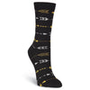 K. Bell Womens Shiny Arrows Crew Socks