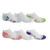 Fruit of the Loom Girls 6 Pair No Show Socks