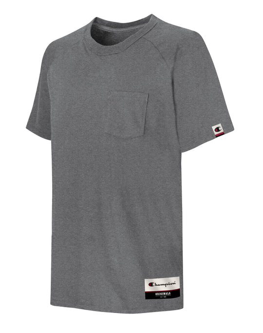 Champion Mens Originals Soft-Wash Pocket Tee