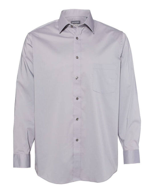 Van Heusen Mens Stretch Spread Collar Shirt, XL, White