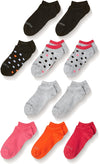 Fruit Of The Loom Girls 10 Pack No Show Socks