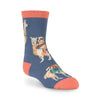 K. Bell Kids Sloths Riding Llamas Crew Socks