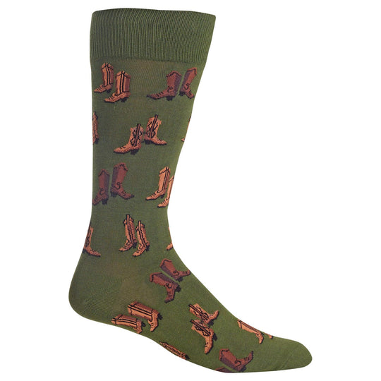 Hot Sox Mens Boots Crew Socks