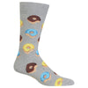 Hot Sox Mens Donuts Crew Socks