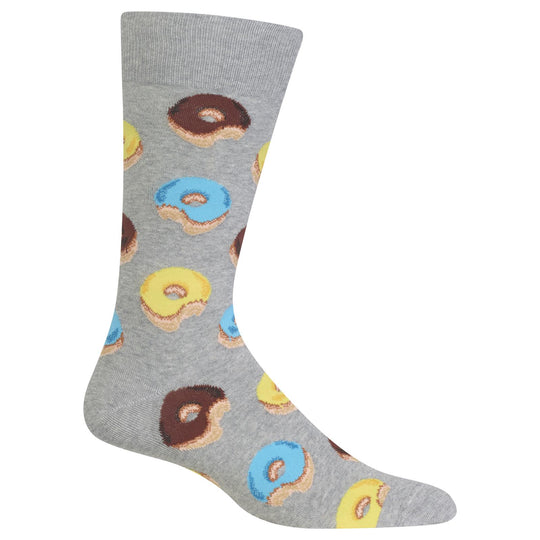 Hot Sox Mens Donuts Crew Socks