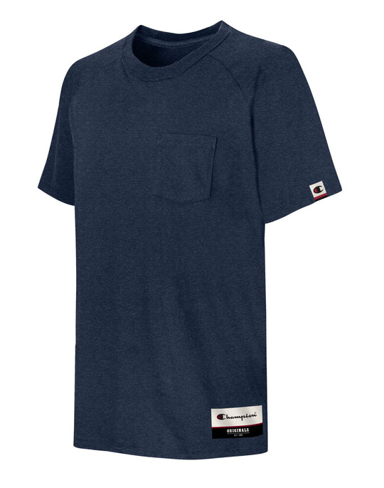 Champion Mens Originals Soft-Wash Pocket Tee