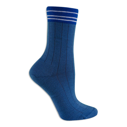 Dr. Scholls Womens Original Collection Color Block Dress Crew Socks