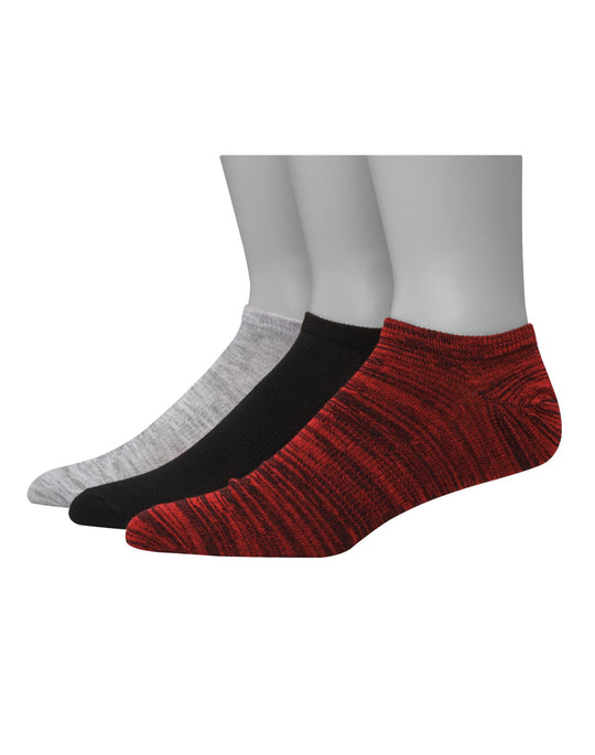 Hanes Mens 1901 Heritage Super Low No Show Socks 3-Pack