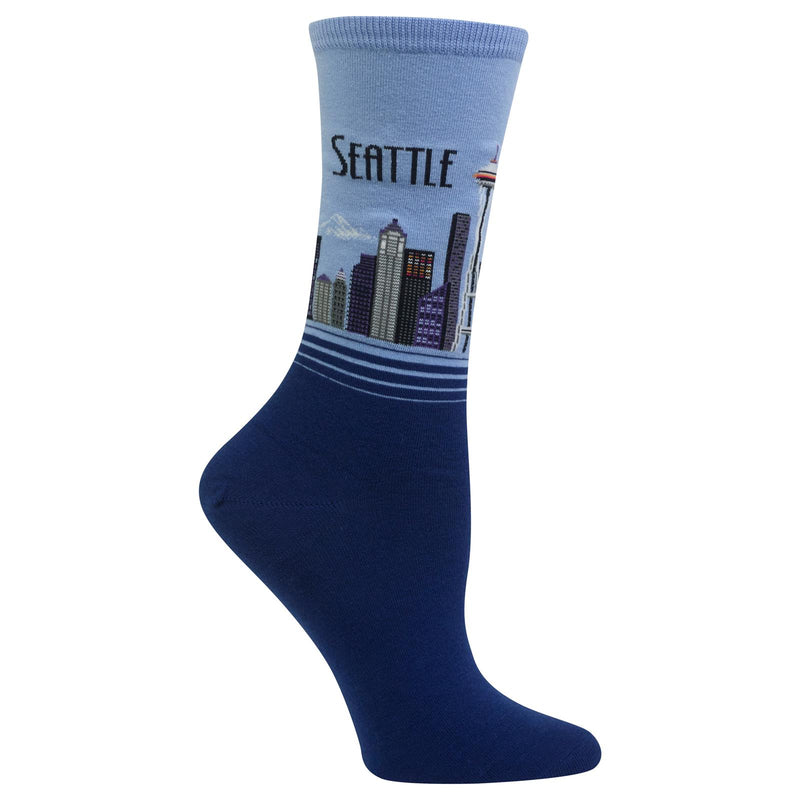 Hot Sox Womens Seattle Crew Socks