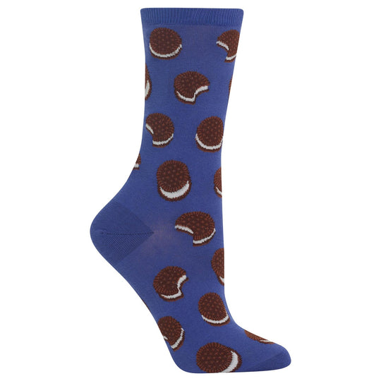 Hot Sox Womens Sandwich Cookie Crew Socks