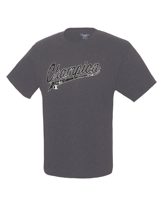 Champion Men`s Cotton-Rich Graphic T Shirt