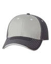 Sportsman Tri-Color Cap, One Size, White/Black