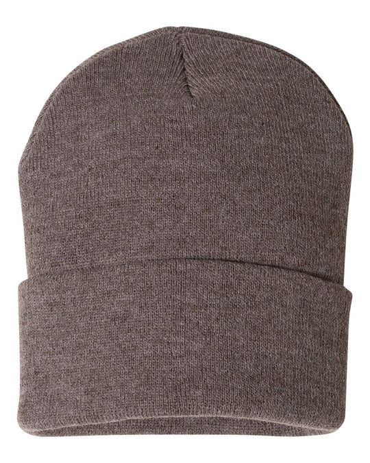 Sportsman 12 Solid Knit Beanie, One Size, Royal Blue