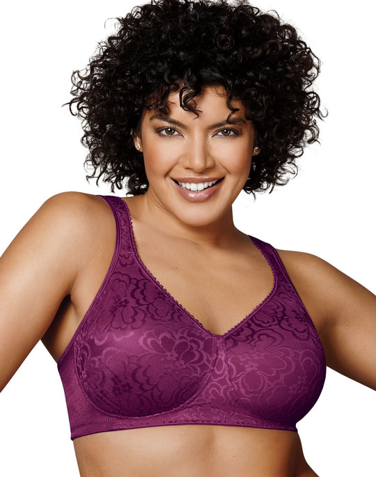 Playtex womens 18 Hour Ultimate Lift and Support Wire Free Bra, White/Nude,  40DD at  Women's Clothing store